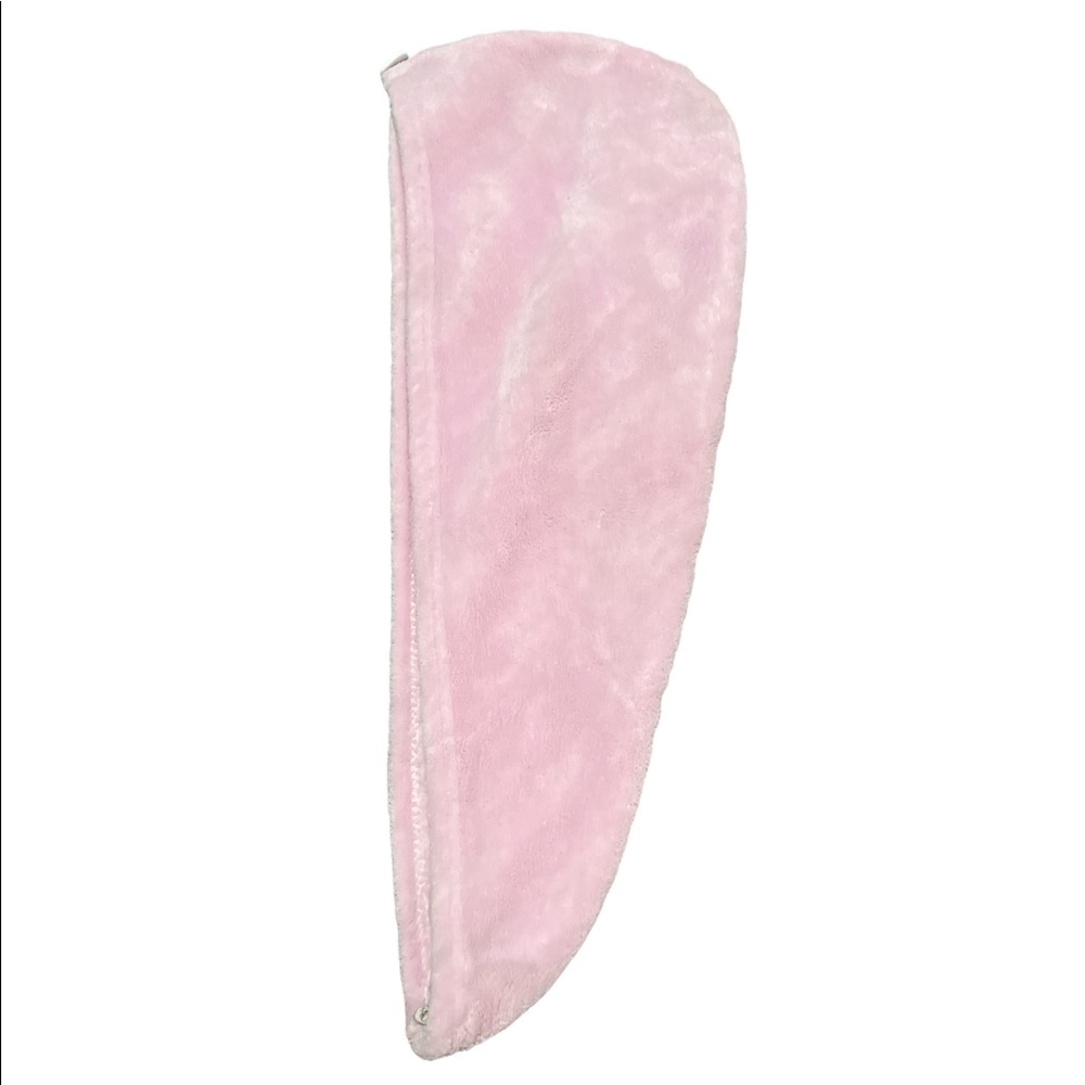 Pink Hair Towel Dry Wrap